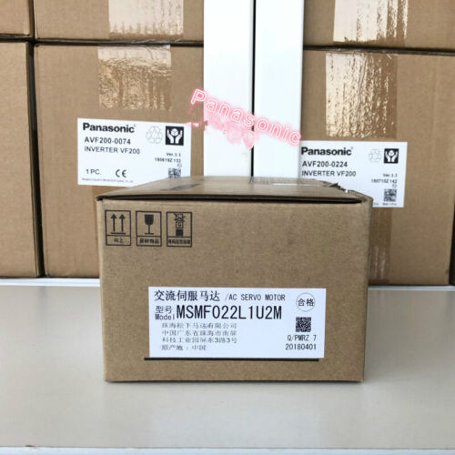 New in Box Panasonic Ac Servo Motor Msmf022l1u2m One Year Warranty Ship by Fedex Market