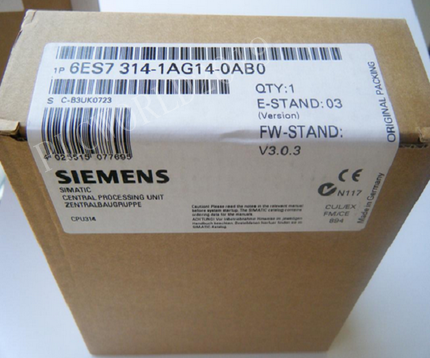 New Siemens 6Es7314-1Ag14-0Ab0 Simatic S7 300 Cpu 314 Mpi Interface Module Brand New Retail Supply Business